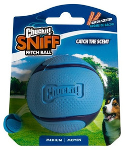 Chuckit! Sniff Fetch Ball Bacon Medium Dog Ball