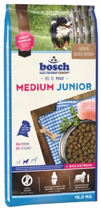 Bosch Dog Food Medium Junior Breed 15kg