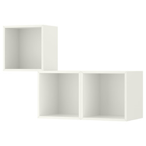 EKET Wall-mounted cabinet combination, white, 105x35x70 cm