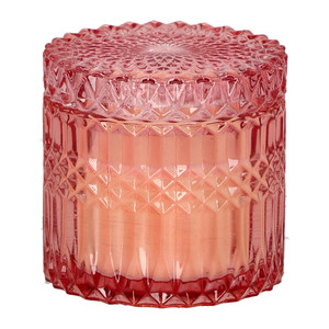 Candle in Glass 10.5cm, pink