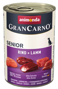 Animonda GranCarno Senior Beef & Lamb Dog Wet Food 400g