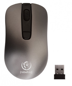Rebeltec Optical Wireless Mouse, silver