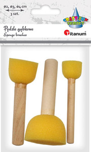 Sponge Brushes 2cm, 3cm, 4cm 3pcs