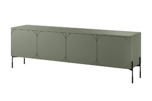 TV Cabinet with Drawers Sonatia 200, olive