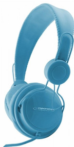 Esperanza Stereo Headphones with Volume Control EH148B, blue
