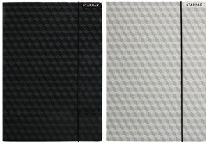 Folder with Elastic Band A4 Cube, 10pcs, random patterns