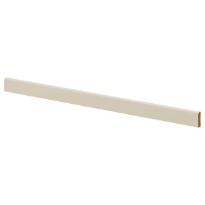 HAVSTORP Rounded deco strip/moulding, beige, 221 cm