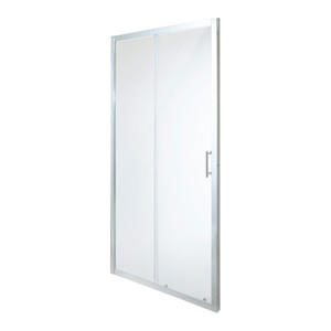 Shower Sliding Door Onega 100 cm, chrome/transparent