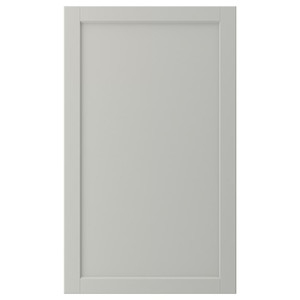 LERHYTTAN Door, light grey, 60x100 cm