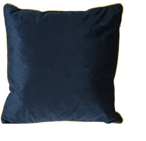 Cushion Ficelle Velvet, dark blue