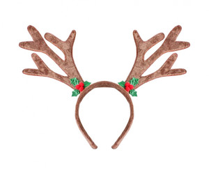 Christmas Headband Reindeer, brown
