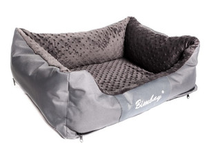 Bimbay Dog Couch Lair Cover Minky Size 1 - 65x50cm, grey-graphite
