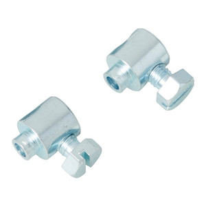 Diall Bike Steel Cable Clip 1.5x1.8mm 2-pack