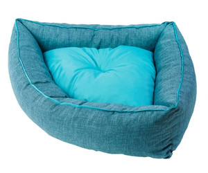 Diversa Dog Bed Corner M, turquoise-blue