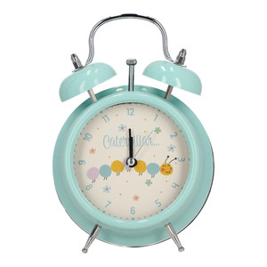 Classic Alarm Clock Caterpillar, blue