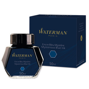 Waterman Ink Bottle 50ml, blue-black