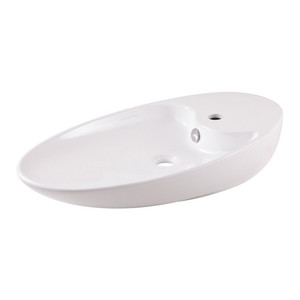 Ceramic Countertop Basin GoodHome Neda 74x39cm, white