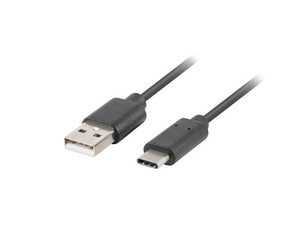 Lanberg Cable USB CM - AM 2.0 1m QC 3.0, full copper, black