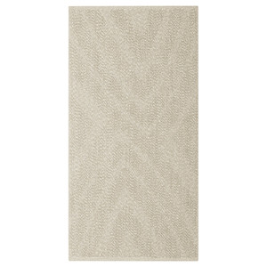 FULLMAKT Rug flatwoven, in/outdoor, beige/mélange, 80x150 cm