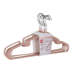 Clothes Hangers Set of 10, pink