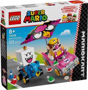 LEGO Super Mario Mario Kart Wario and King Boo 8+