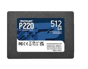 Patriot SSD 512GB P220 550/500 MB/s SATA 3 2.5"