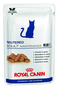 Royal Canin Veterinary Care Nutrition Neutered Adult Maintenance Pouch 100g