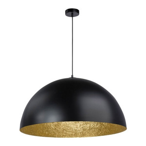 Pendant Lamp Sphere E27, black/gold
