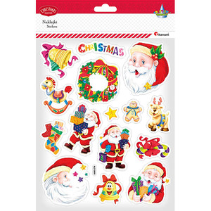 Craft-Fun Christmas Puffy Stickers Mix 15pcs