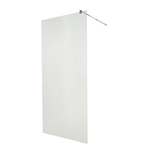 Cooke & Lewis Shower Walk-in Panel 120cm, chrome/transparent