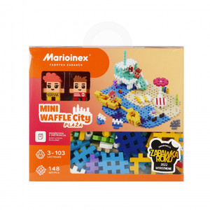 Marioinex Mini Waffle Blocks Set City Beach 148pcs 3+