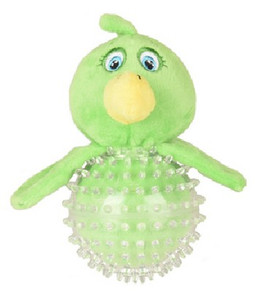 Flamingo Wilco TPR Dog Toy Chicken 16cm, green