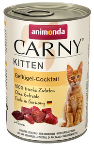 Animonda Carny Kitten Cat Food Poultry Cocktail 400g