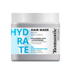 Romantic Professional Hair Mask for Dry Hair Hyaluronic Acid & D-Panthenol 500ml