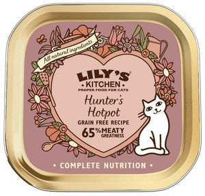 Lily's Kitchen Cat Food Chicken & Game Paté/Hunter's Hotpot 85g
