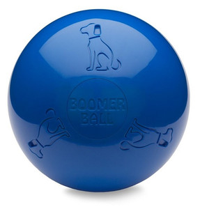 Boomer Dog Ball L - 8" / 20cm, blue