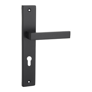 Door Handle Qubik, long, black