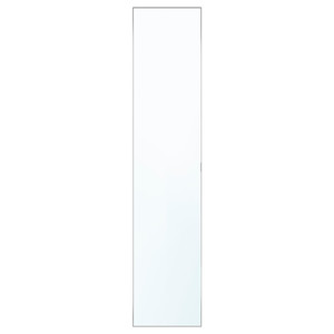 ÅHEIM Door with hinges, mirror glass, 50x229 cm