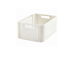 Curver Storage Basket M 18l, light beige