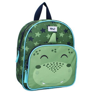 Pret Children's Backpack Preschool Dino Giggle green