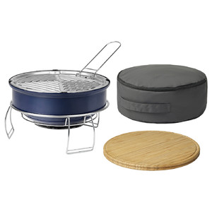 STRANDÖN Barbecue, charcoal blue