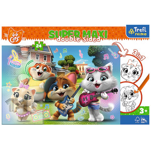 Trefl Primo Super Maxi Children's Puzzle 3in1 44 Cats 24pcs 3+