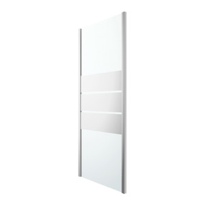 GoodHome Shower Panel Beloya 90 cm, chrome/mirror glass