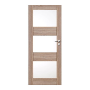 Internal Door Tre 70, left, elegant oak