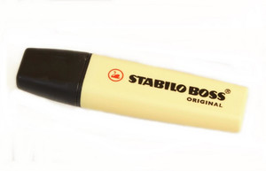 Stabilo Highlighter Boss Original Pastel Yellow