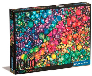 Clementoni Jigsaw Puzzle Compact Colorboom Marbles 1000pcs 10+