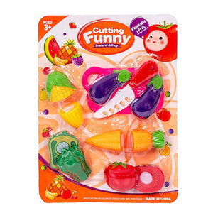 Vegetable & Fruit Cutting Funny Play Set 3+