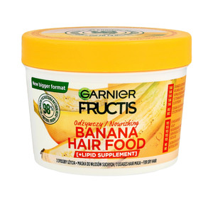 Fructis Hair Food Nourishing Hair Mask for Dry Hair Banana 98% Natural 400ml