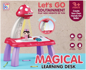 Magical Learning Desk for Drawing with Projector 3+