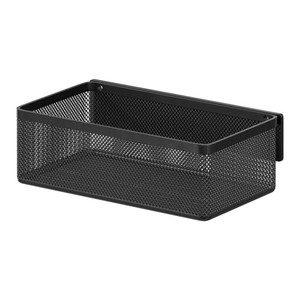 GoodHome Bathroom Basket Elland S, black